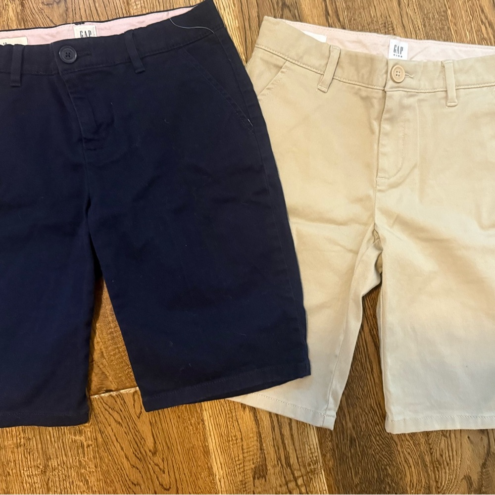 GAP kids Uniform Bermuda shorts Navy and Khaki Shorts Set